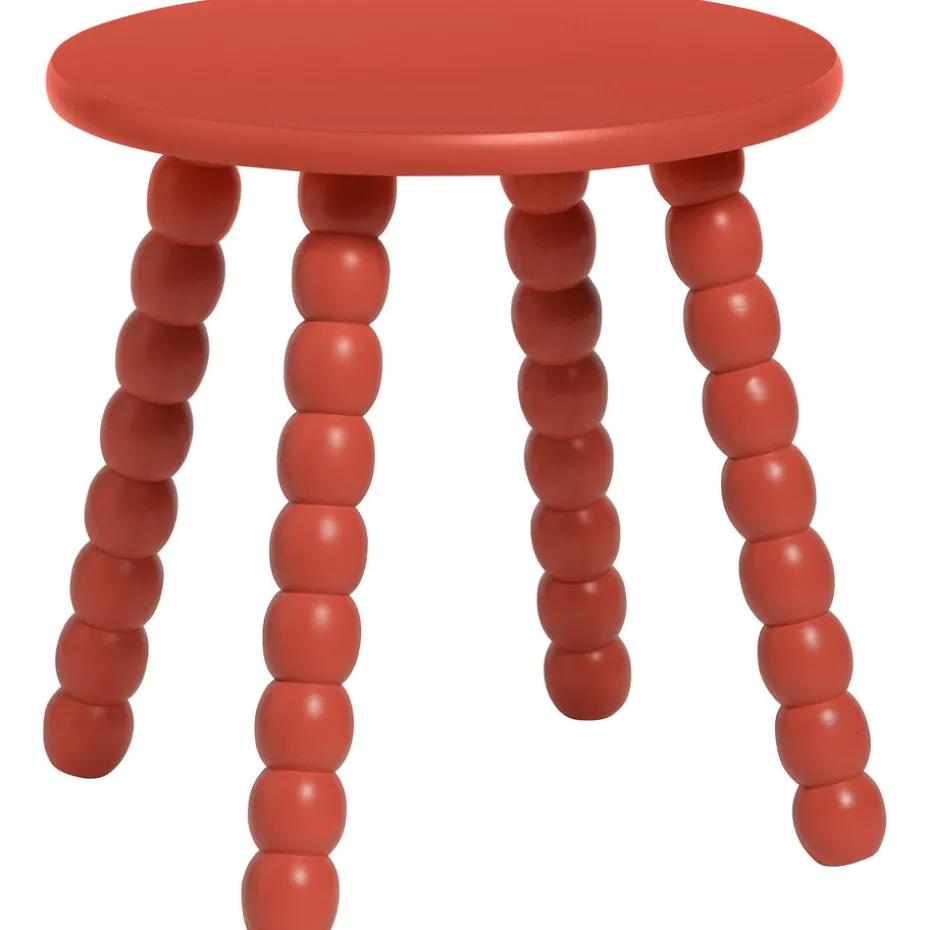 Bijzettafel Ambra Rood Ø40