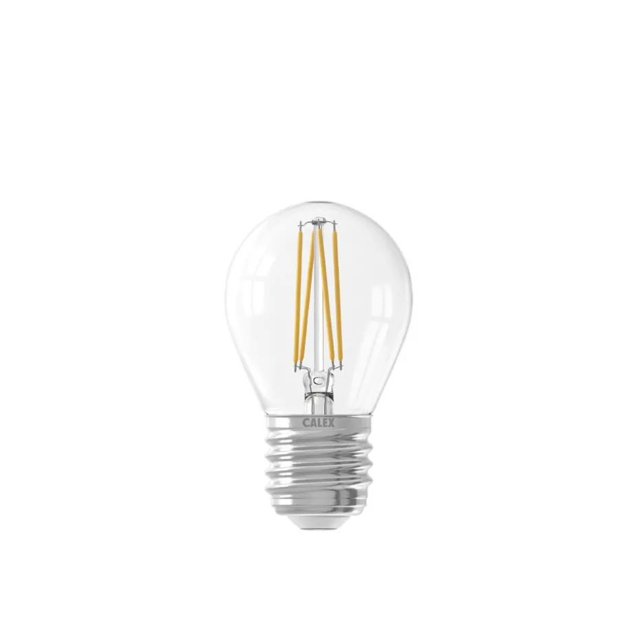 Calex LED-kogellamp - transparant - E27
