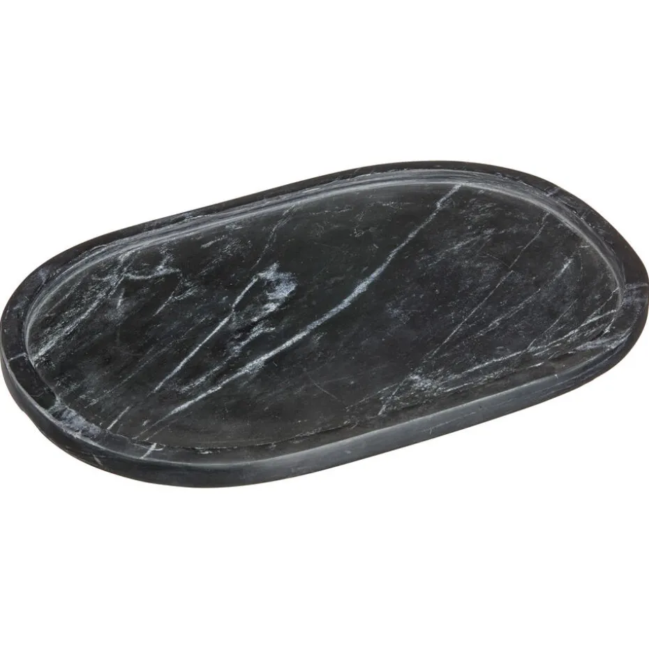 Decoratieplateau Organisch Marmer Zwart - 30x20 cm