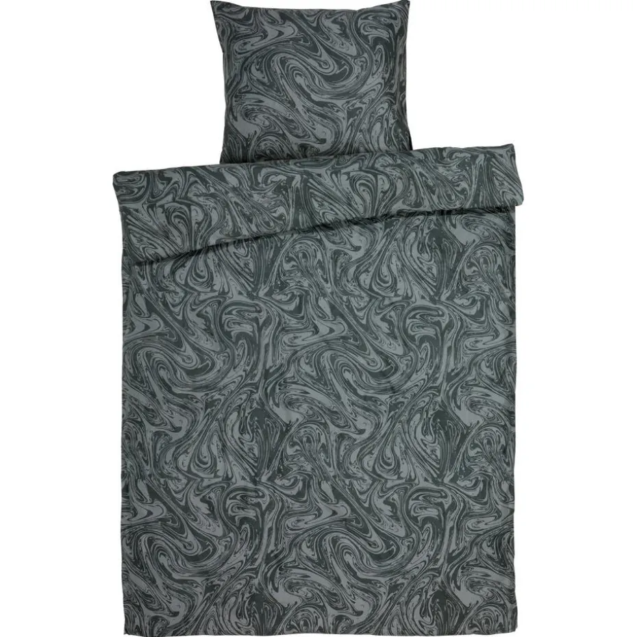 Dekbedovertrek Marble Grijs 240x220 cm