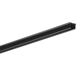 Gordijnrailset 100 cm Zwart Metaal