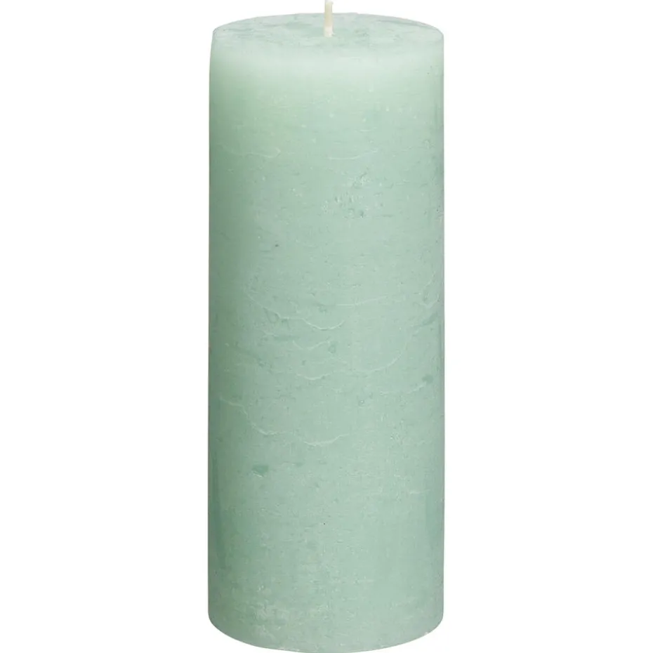 Kaars Rustiek Mint 7x17 cm