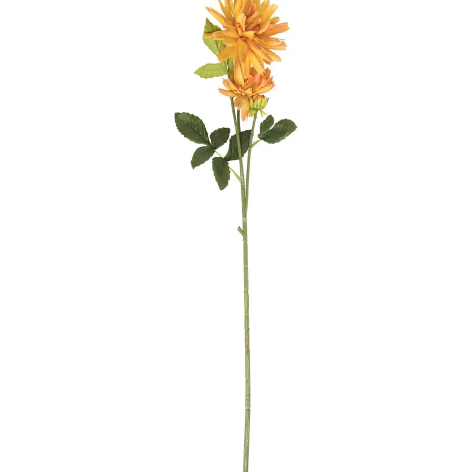 Kunstbloem Dahlia Perzik