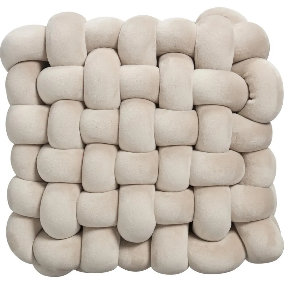Kussen Knit Zand 45x45 Cm