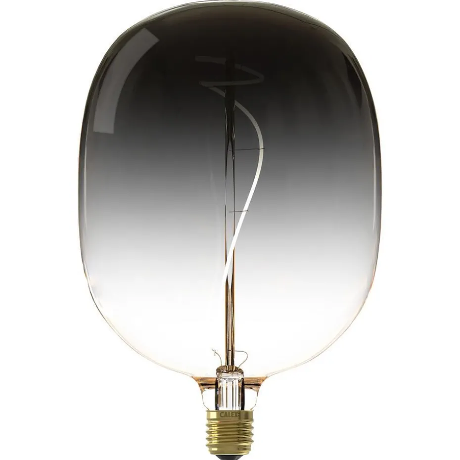 Led Xxl Globe 18x27cm Grijs