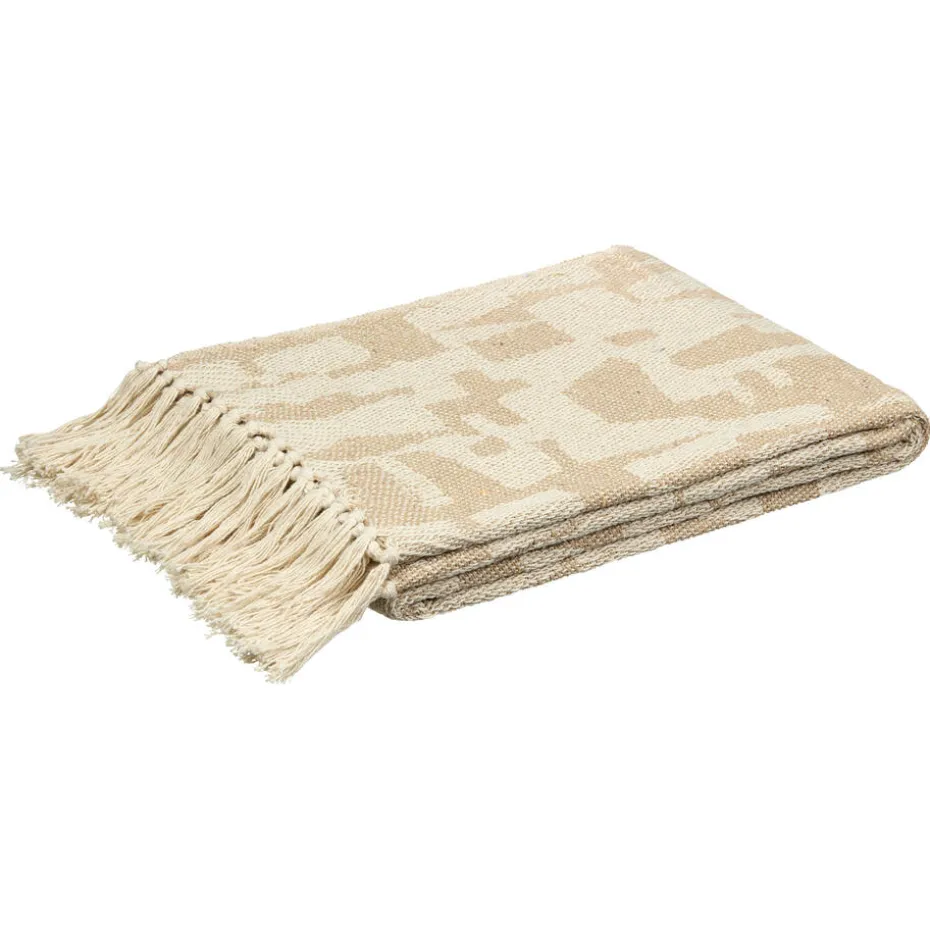 Plaid Tours Naturel - 130x170 cm