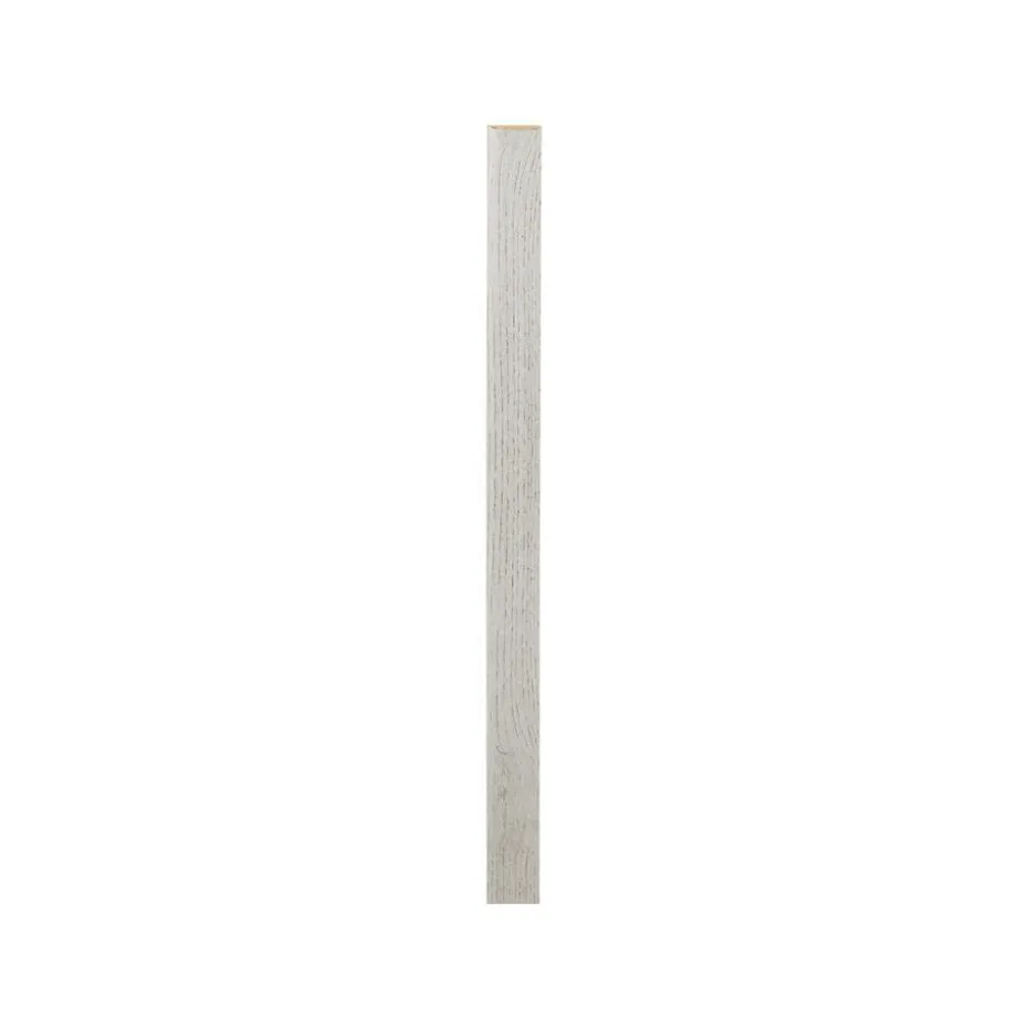 Plakplint Wit Eiken MDF 2,4 cm
