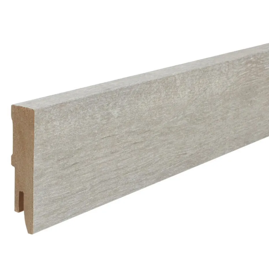 Plint Grijs Eiken MDF 6 cm