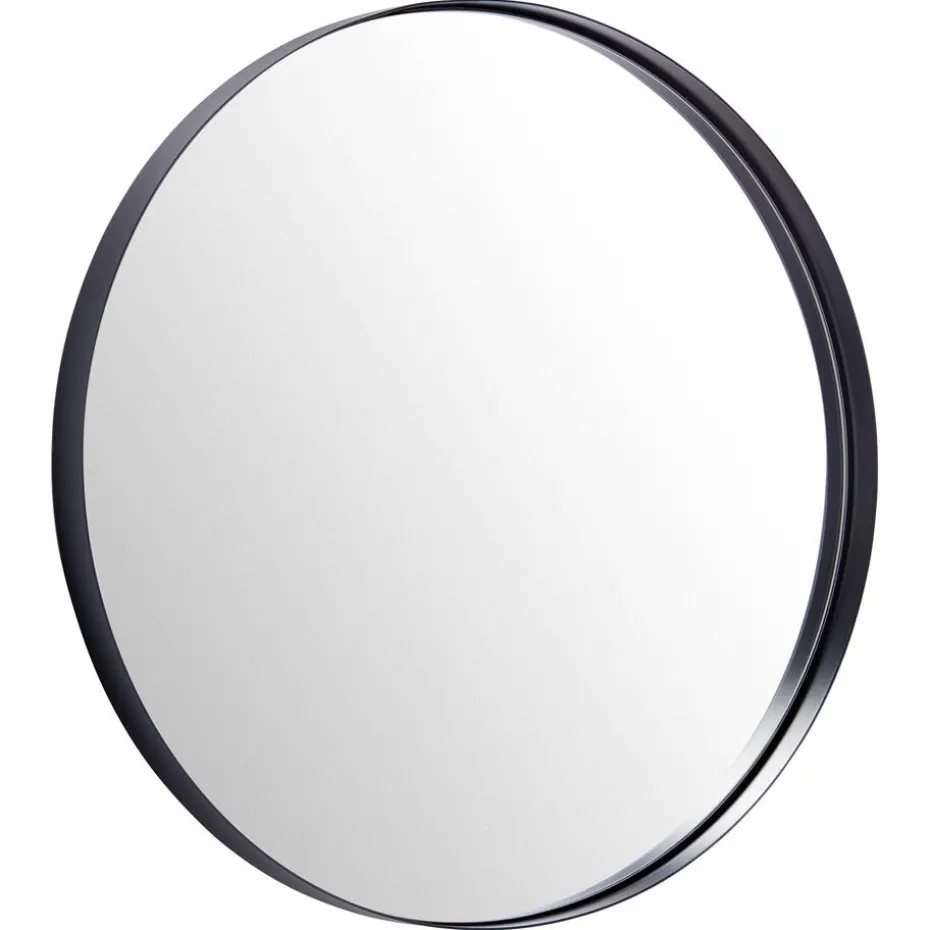 Spiegel Verona Zwart Ø75 cm