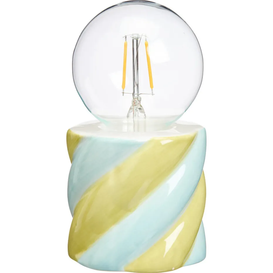 Tafellamp Swirl Groen-Blauw