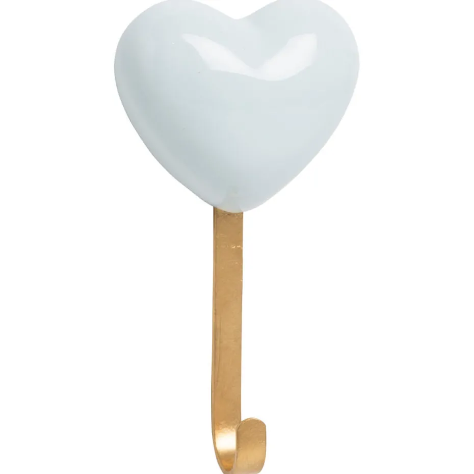 Wandhaak Hart Blauw